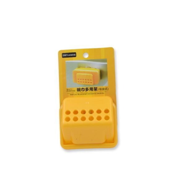 Self-Adhesive Sponge and Soap Holder | No-Drill Sink Organizer & Multipurpose