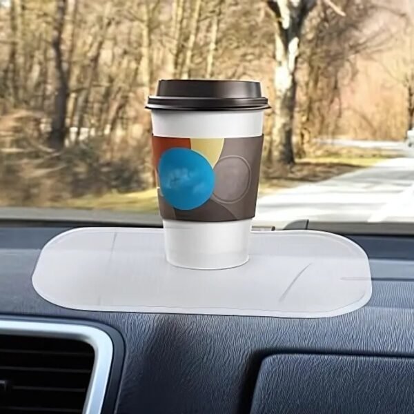 Large Transparent Anti-Slip Dashboard Mat for Car (1 Pc)