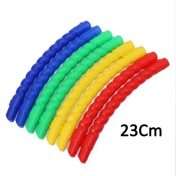 Hoops Hula Interlocking Exercise Ring for Fitness with Dia Meter Boys Girls and Adults (8 Pcs Set)