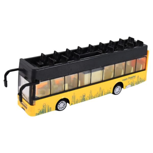 Die-cast Alloy London Long Bus Double Decker Sightseeing Bus