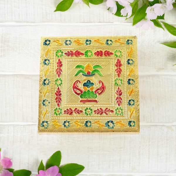 05_23c825a3-d56d-4be7-ab23-a8092de2e9b9.jpg Handicraft Wood Chowki for Pooja , Wooden Bajot (1 Pc / Mix Descign & Color)