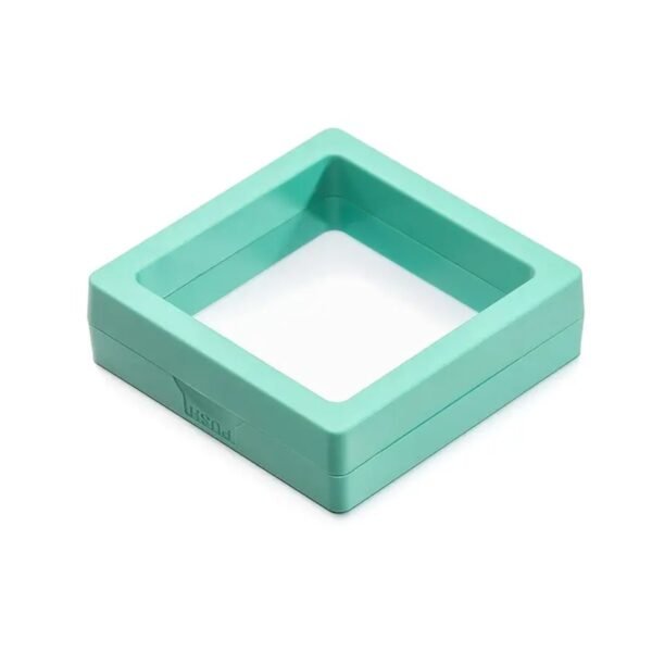 Transparent Jewellery Display Box (9x9 cm / 1 Pc / Green)