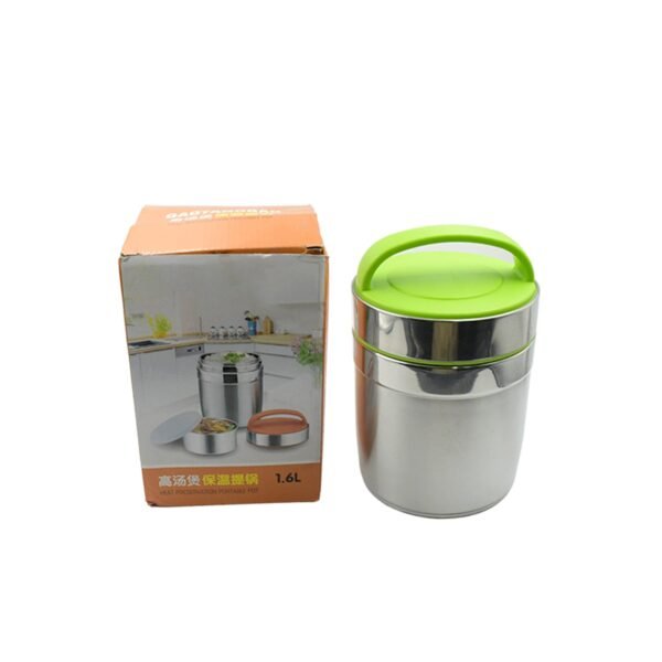 LEAK-PROOF THERMOS FLASK FOR HOT FOOD,  VACUUM INSULATED LUNCH BOX  (1.6 L)