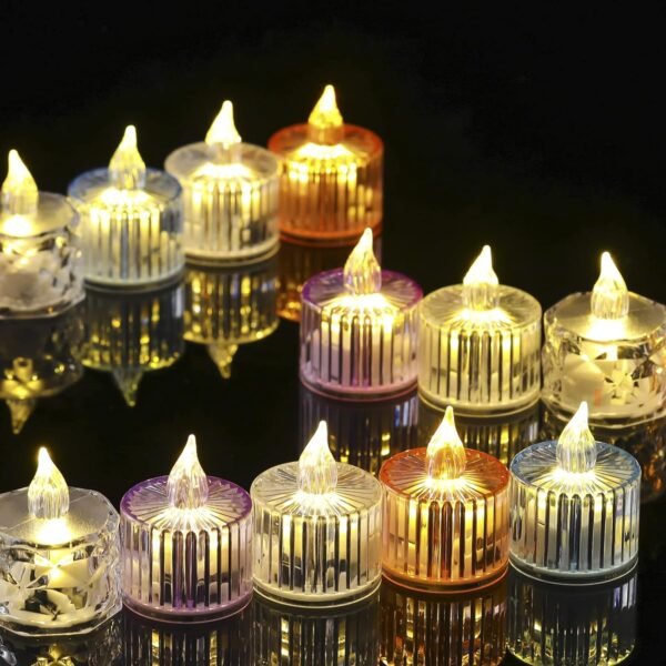 05_2a854099-4bc7-411d-82a8-48ec213c7d49.jpg Flameless Acrylic LED Tealight Candles for Festival Decor (12 Pc)