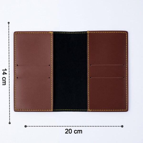 PU Leather Multipurpose Card Holder & Slim Travel Wallet (1 Pc)