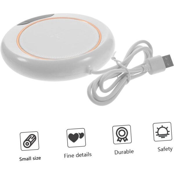 USB Warm Coaster Heated Coffee Mug Heater Electric Warmer 1 Pc
