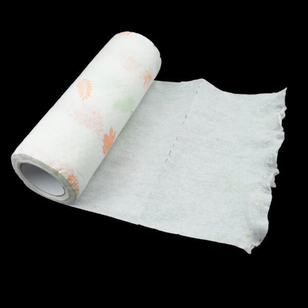 Non Woven Reusable Tissue Roll Oil Absorbing Paper Towel 40 sheets / Pulls