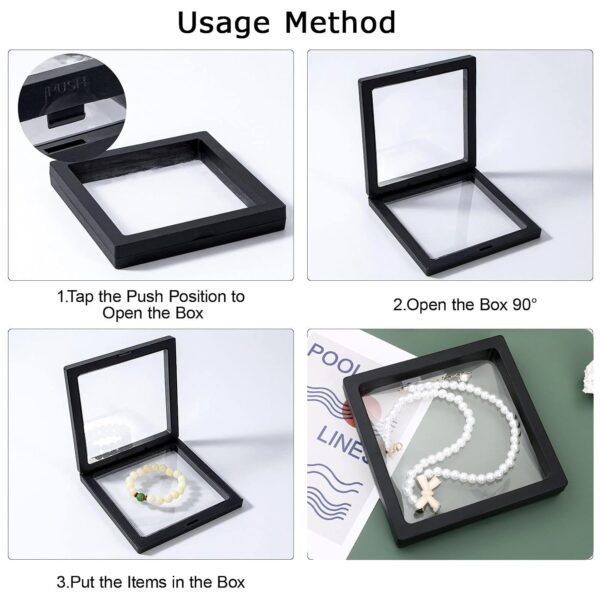 Transparent Jewellery Display Box (11x11 cm / 1 Pc)