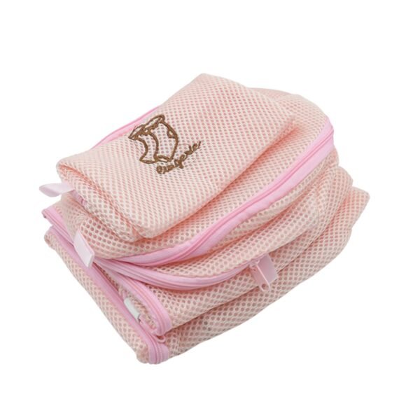 Zippered Mesh Laundry Wash Bags for Delicates & Lingerie (5 Pc Set)