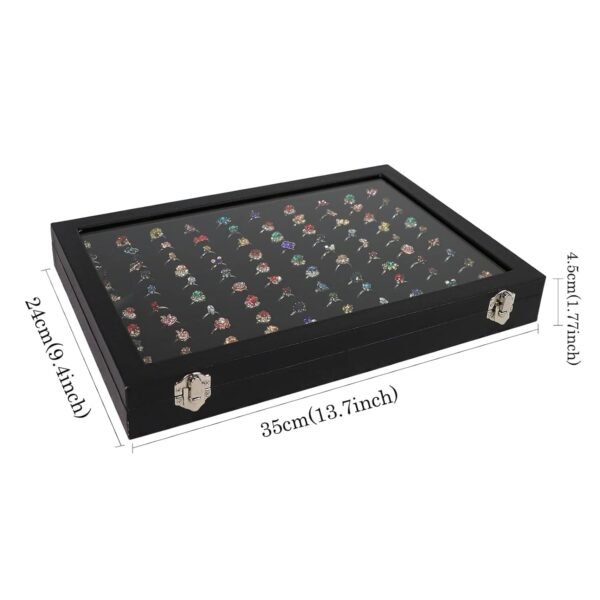 05_3a688b04-d08f-484a-8611-df5b67c82b03.jpg Ring Holder Organizer Box, Jewelry Ring Display Case (35x24 CM)