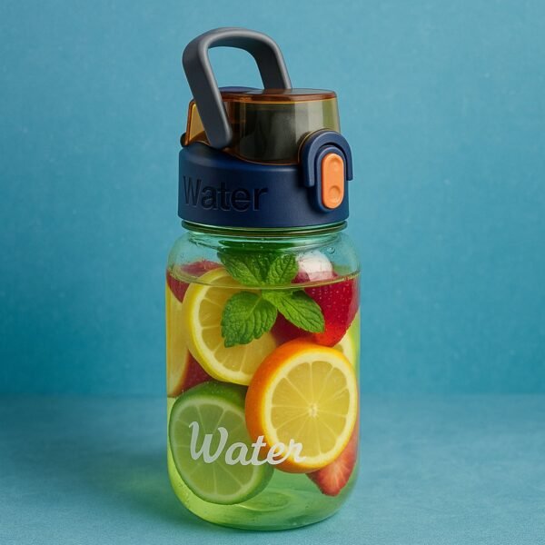 05_3b1abcbe-5e3b-4fb8-98d4-e7108b6bad3a.jpg Green Leak-Proof Portable Fruit Infuser Water Bottle Approx 600ML (1 Pc)