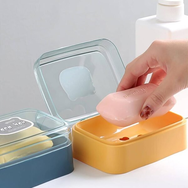Plastic Soap Dish, Plastic Self Draining Soap Holder ,Sabudani (1 Pc / Mix Color)