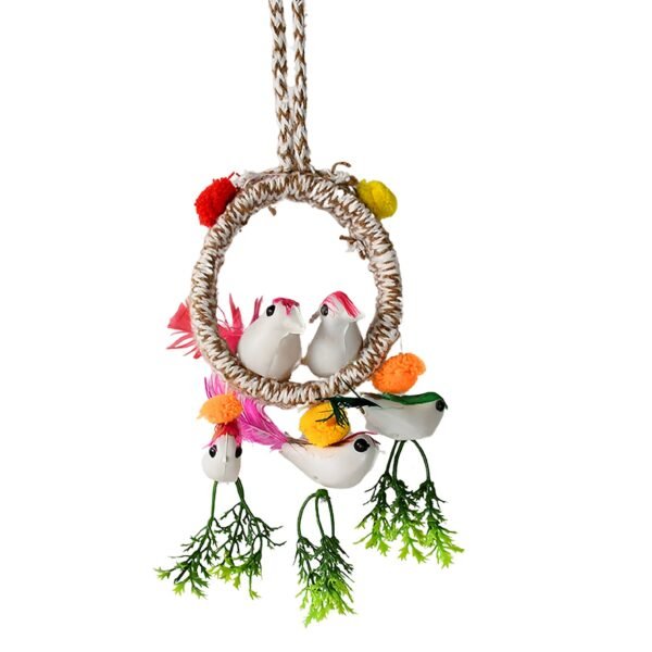 05_3e9afe1a-186f-4ce9-a7da-b6b7529a4120.jpg Artificial Bird Nest Wall Hanging Home Decor Showpiece (1 Pc, Mix Color)