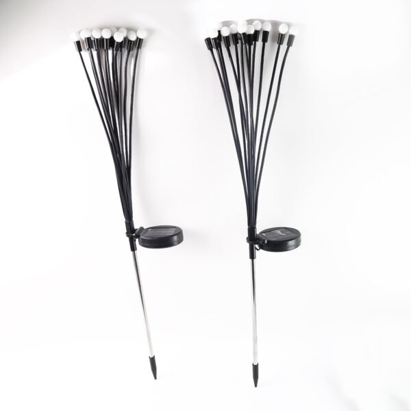 Solar-Powered Firefly Garden Decorative LED Light Set (2 Pc)