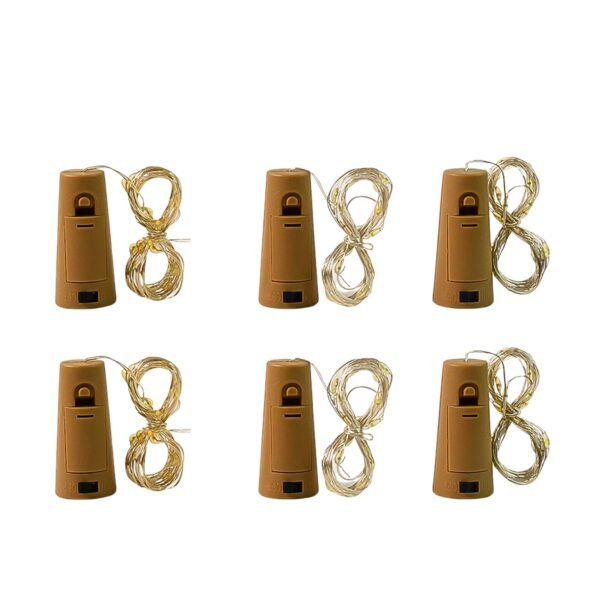 Cork-Shaped LED Bottle String Fairy Lights (1 Pc)