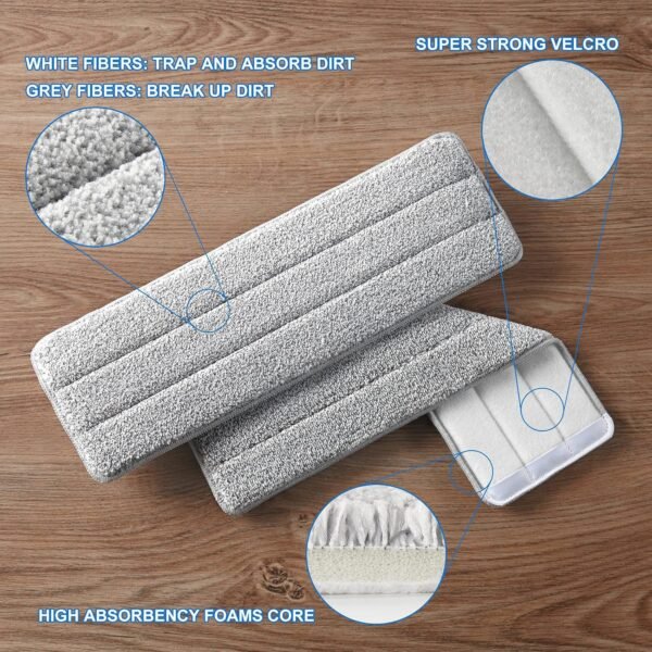 05_42b530fa-d821-4232-862a-8baf59299737.jpg Reusable Microfiber Mop Pad Replacement (1 Pc)