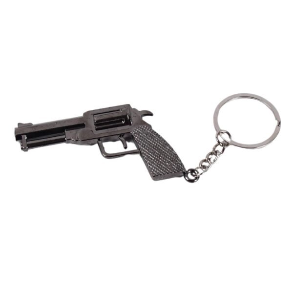 Gun Keychain Metal Weapon Key Rings Pendant for Men,(1 Pc / Mix Design)