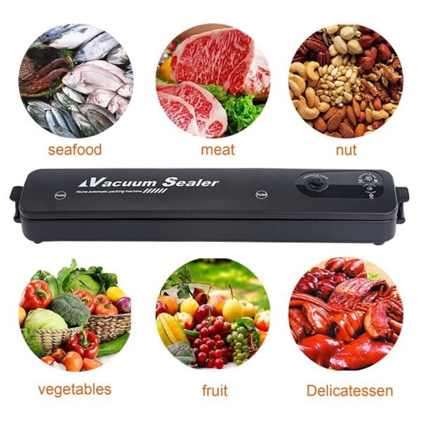 Vacuum Sealer Machine 10 Bags, Automatic Hands-Free, Smart Food Preservation (1 Set)