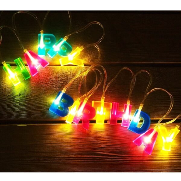 Decoratives 13 LED Letter Battery Operated String Lights