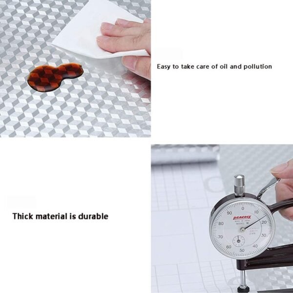 2 Meter Aluminium Foil Sticker used in all kitchen purposes