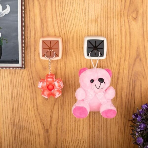 4 Pc Towel Holder – Easy Wall Mount for Bathroom & Kitchen Towel Hanging.