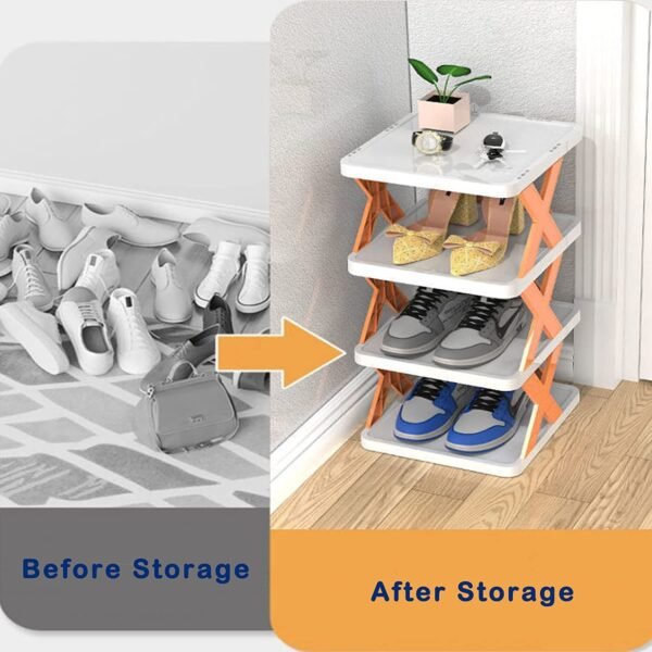 5-Layer Shoe Rack for Small Spaces & Easy Storage