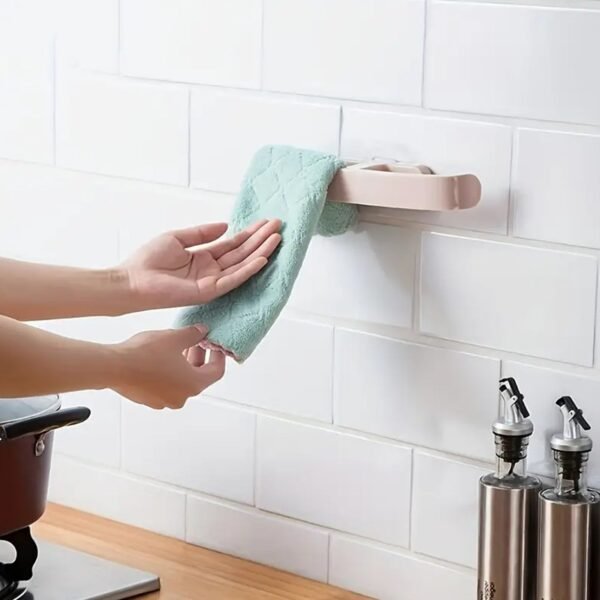 05_4c5c4043-75cc-4754-81e9-45037ce800fa.jpg Bathroom Towel Slipper Hanging Rack Self Adhesive Wall Mounted (1 Pc)