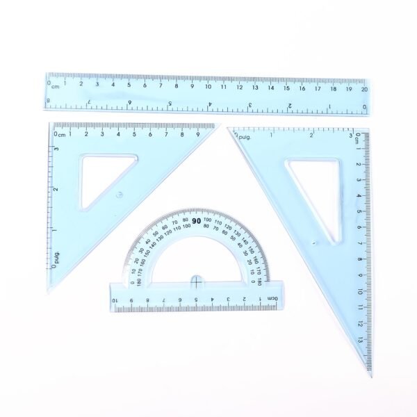 05_4eeadfc7-ad50-4754-85f1-e9f12c2cbfec.jpg 4-Piece Transparent Geometry Instrument Set with Ruler