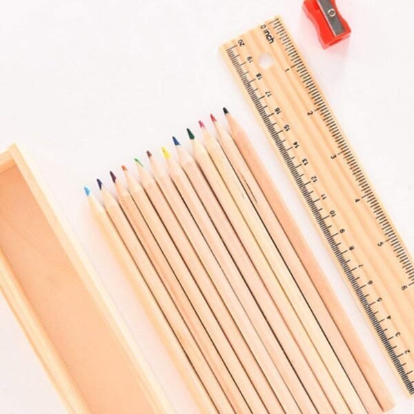 05_50a5026f-8539-4cc2-8c5b-682837fa7f14.jpg Colorful Wooden Pencil Set with Pencil box, Ruler, Sharpener (12 Pcs Set)