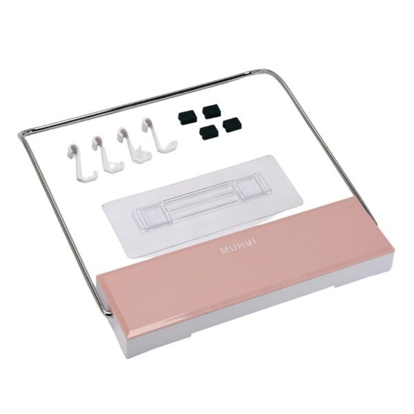 05_527c0a89-224a-4cd4-9896-301ce71f875b.jpg Wall-Mounted Foldable Wash Basin Storage Rack with Self-Adhesive Sticker