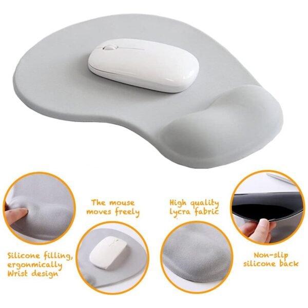 Comfortable Silicone Mouse Pad with Jel Mouse Pad (MOQ: 24)