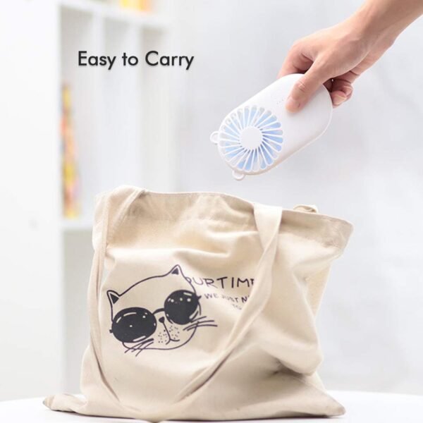 Handheld Mini USB Fan with Bracket (Battery-Free)