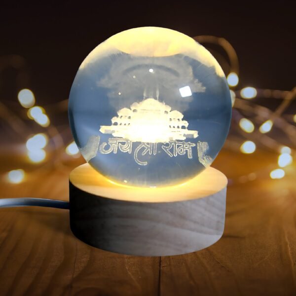 05_5abea727-a1f4-4a41-9417-73f0563ba7e9.jpg 3D Crystal Ball Night Light for Bedroom & Home Decoration Gift (1 Pc)