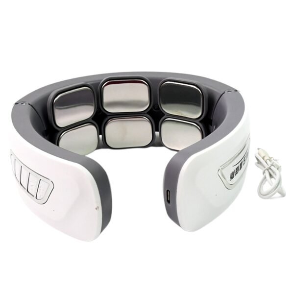 05_5b6b40b9-331f-4bd8-aa56-fd66d09cce85.jpg 6 Heads Smart Electric Neck and Back Pulse Massager Wireless (1 Pc)