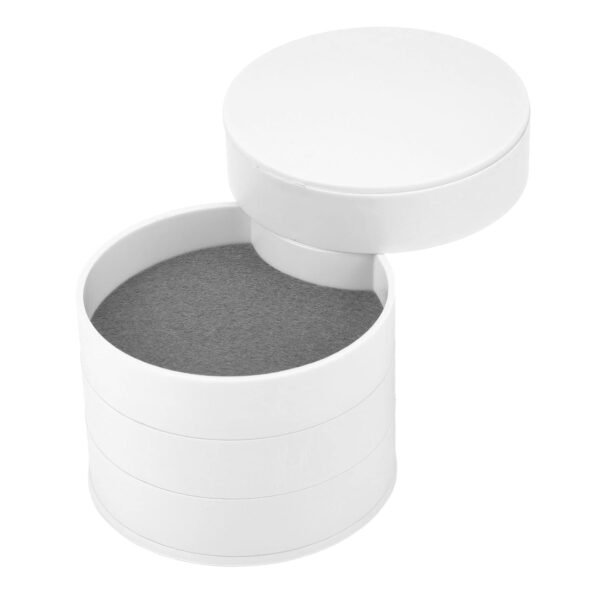 4 Layers Jewellery Box 360 Degree Rotating Jewelry  Organizer with Mirror Storage