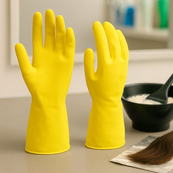 05_5c52ba8e-53e2-47fb-b2fa-3d9a0523aa9e.jpg 2 pair med yellow gloves For Cleaning