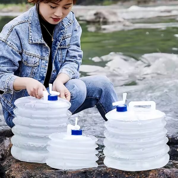 05_5cc13cf5-a3f9-43ff-9d29-75eb5d51fc98.jpg Outdoor Camping Collapsible Water Container with Carry Handle & Tap Valve