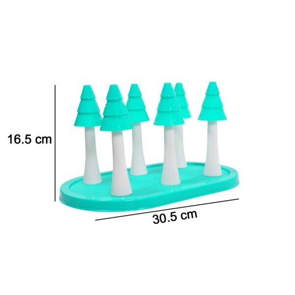 Plastic Glass Stand – Antique Tumbler Holder for Kitchen & Dining Table