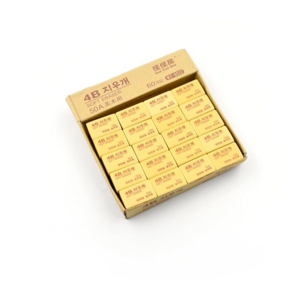 Pencil Eraser Professional 4B Drawing Eraser Art Soft Eraser for (60 Pc Pack)