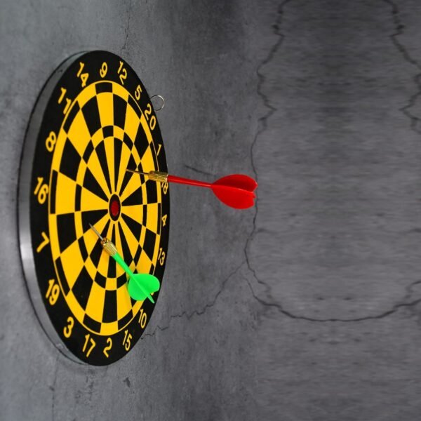 Small Dart Board with 2 Darts – Sports & Indoor Game for Kids