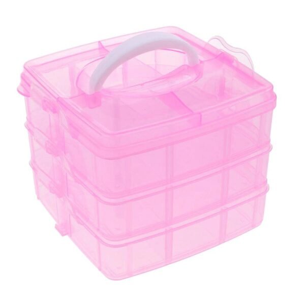 05_60a19fe2-d217-4a5d-8417-a7541d8c301d.jpg Versatile 18-Grid 3-Layer Transparent Plastic Organizer Box