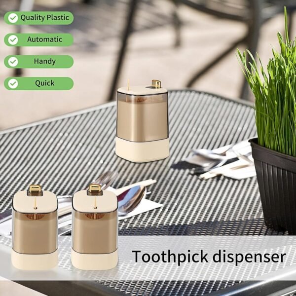 Toothpick Holder Dispensers,  for Home Living room Kitchen Restaurant (1 Pc)