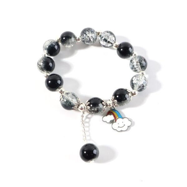 05_61987ffa-6fb6-4ebc-91f1-90133a79cd60.jpg Elegant Black & Crystal Beaded Charm Bracelet