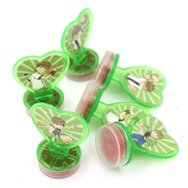 Cartoon Heart Stamps Motivational Reward Stamps for Kids, Teachers & Parents (6 Pcs)