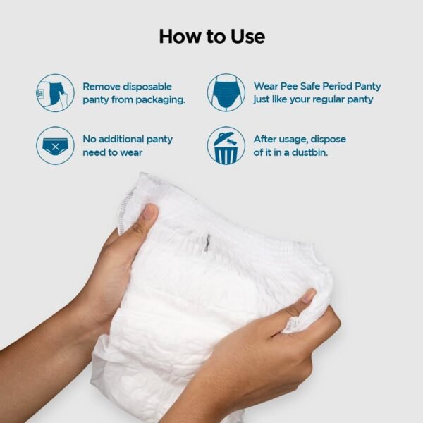 05_6440ed48-984c-4023-a416-a547a317af2f.jpg Women's Emergency Kit, Travel Kit- Includes Seamless Underwear, Pantyliner, Feminine Hygiene Sachet First Period Kit (10 Pcs)