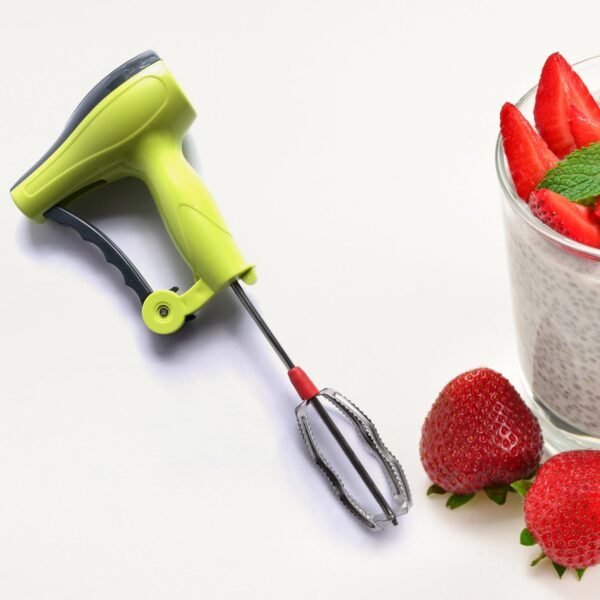 Power Free Manual Hand Blender with Stainless Steel Blades Mixer Rawai