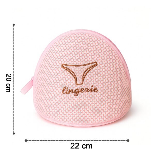05_6785e0b0-93fb-4180-9431-c42cdf588462.jpg Lingerie Wash Bag – Dome-Shaped Protective Mesh Laundry Pouch with Zip Closure (1 Pc)
