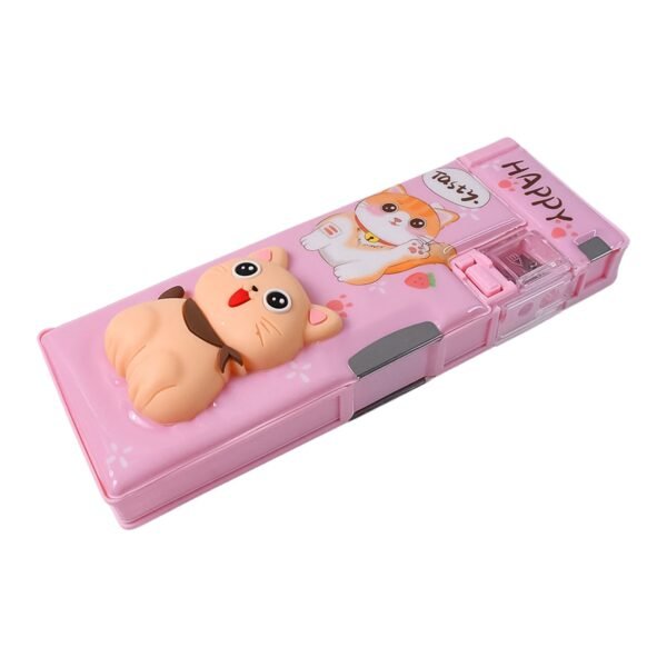 05_67d13c4a-b8c0-4381-870e-7296b13b4e0a.jpg Magnetic Pencil Case / Compass Box With Sharpener (1 Pc)