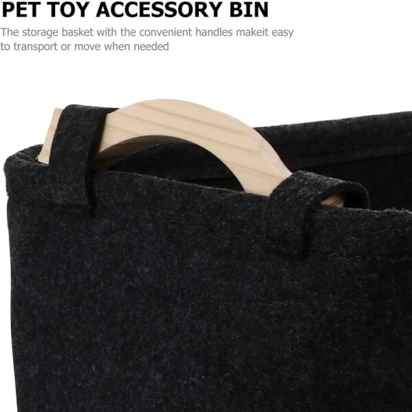 Pet Toy Storage Basket - ( 39 × 29 × 17 cm / 1 Pc)