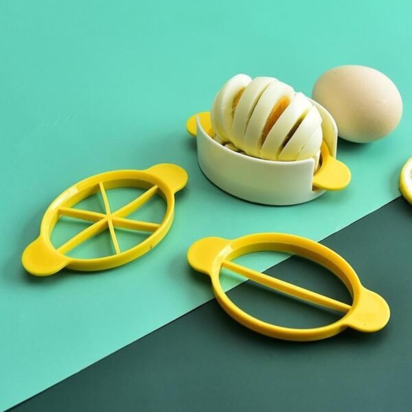 Egg Slicer, 3 in 1 Boiled Egg Slicer, Egg Slicer Restaurant Kitchen Tool (1 Pc)